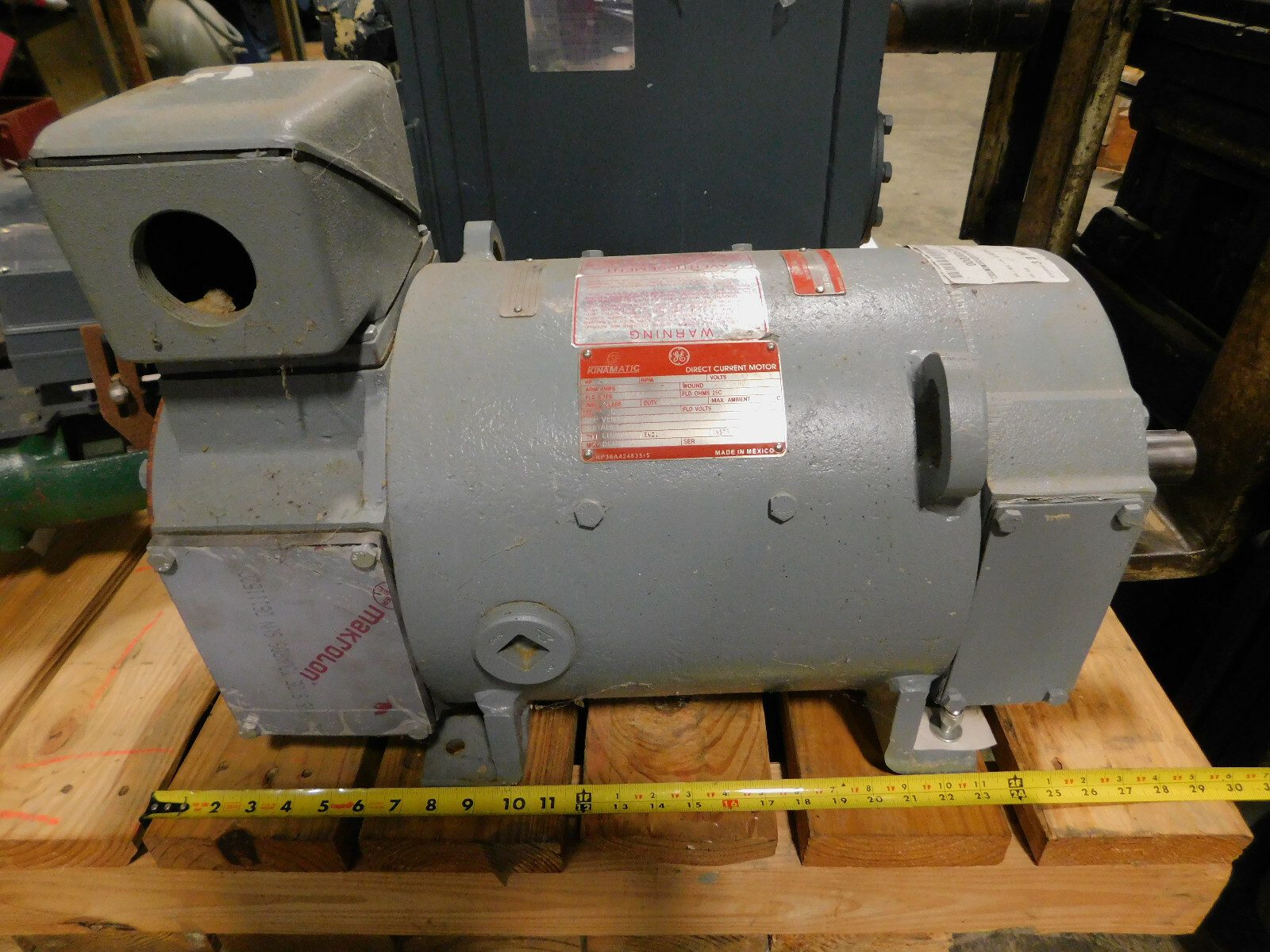NEW GE Kinamatic DC Electric Motor 20 HP, 1750/2300 RPM, 500 V, 5CD164MA825A800