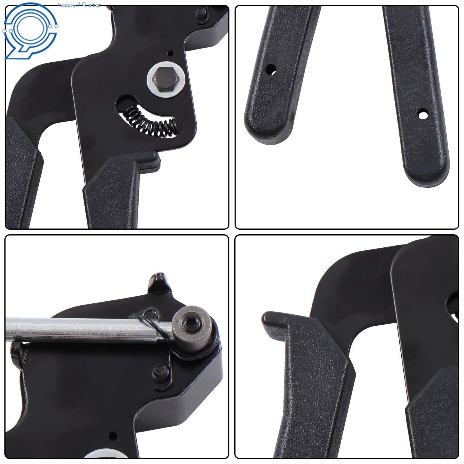 Stainless Steel Cable Tie Gun + 200PC Metal Zip Ties 11.8″ -20°F to +180°F