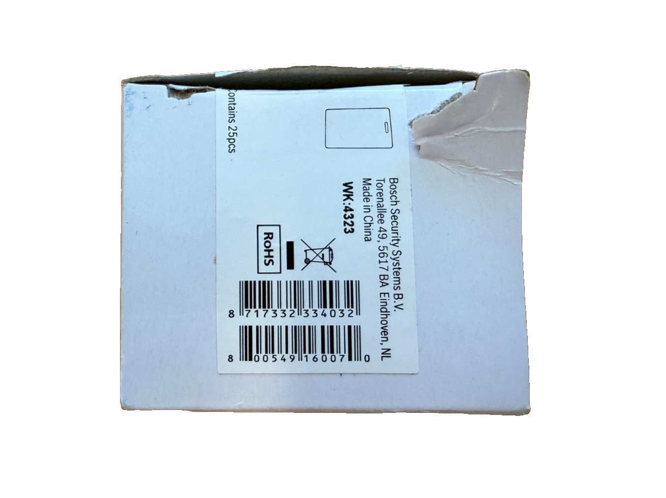 Bosch ACD-ATR14CS RFID Clamshell Proximity Card 25Pack