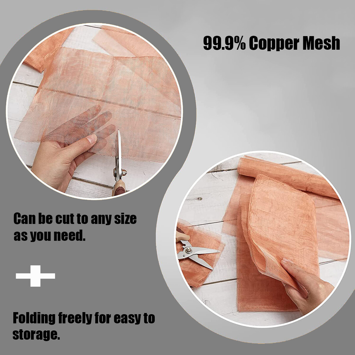 10-200 Mesh 99.9% Copper Screen Woven Mesh Screen Copper Mesh Cloth