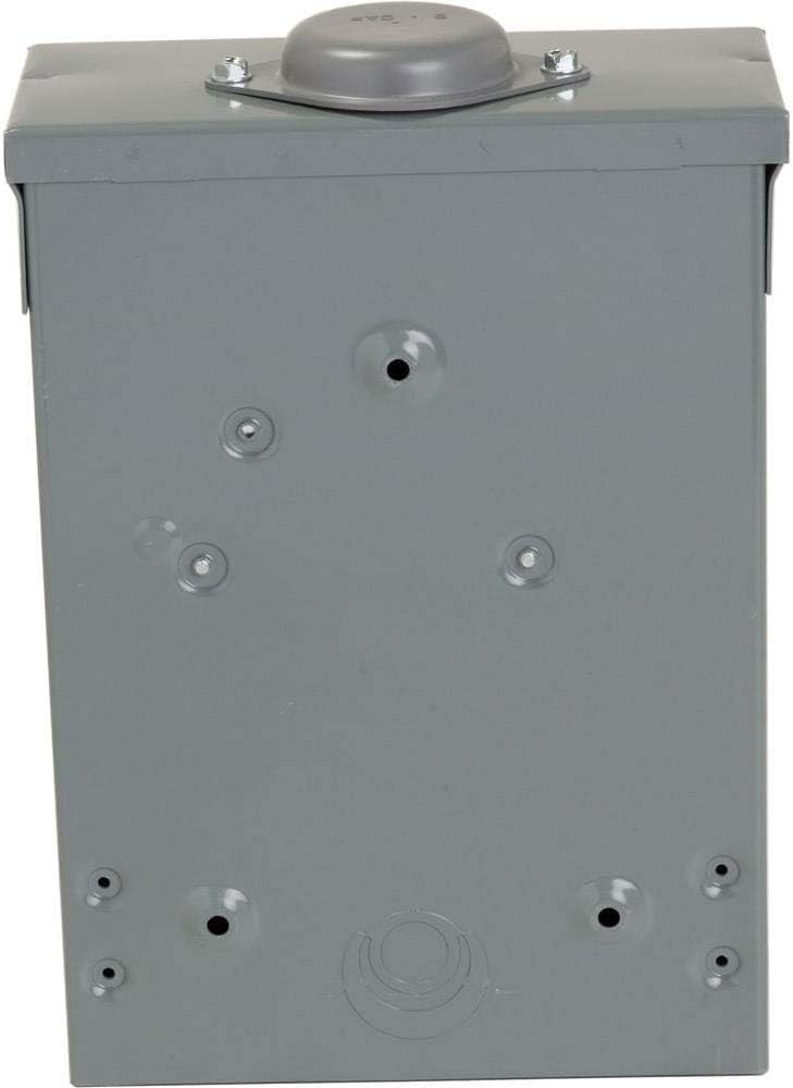 Square D HOM612L100RBCP Six-Space 12-Circuit Outdoor Main Lug Load Center 100A