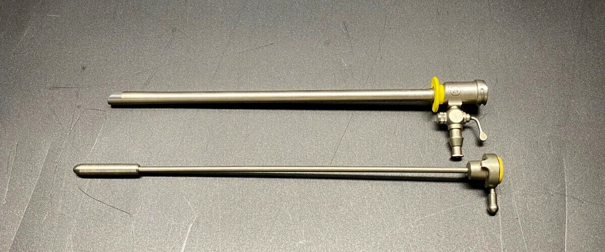 Karl Storz 24 FR Resectoscope / Hysteroscope Sheath Set (27040BO/OC)