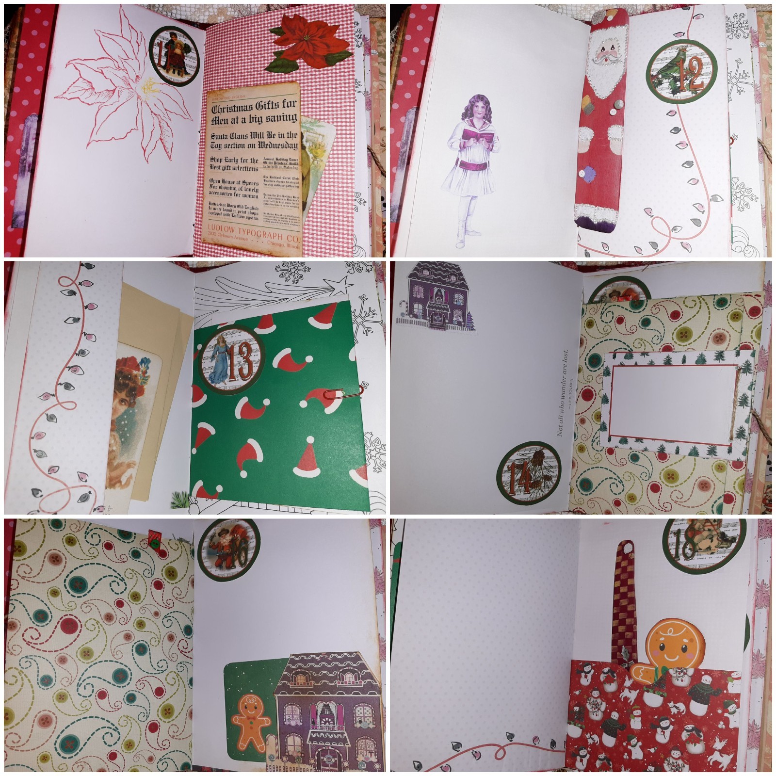 CHUNKY Junk Journal Memories Christmas in July Handmade 100+ pages