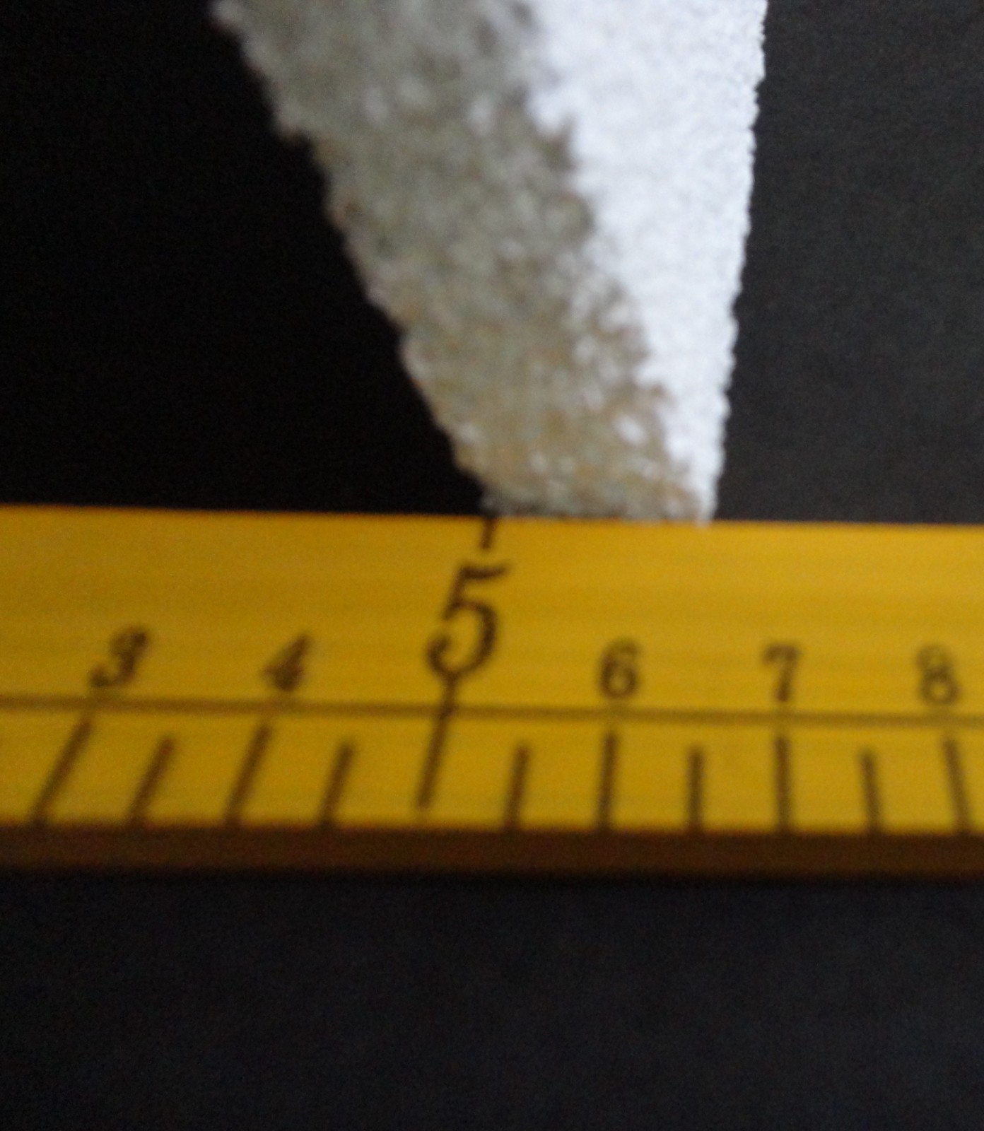 ONE 6″ x 6″ HIGH PURITY RECTANGULAR RETICULATED SPONGE ALUMINA 30 ppi No. 821