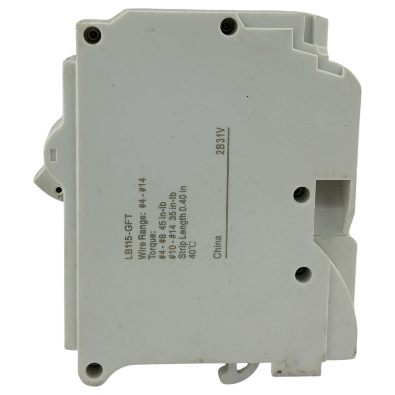 USED LB115-GFT 15A 1-Pole Plug-On GFCI Branch Circuit Breaker