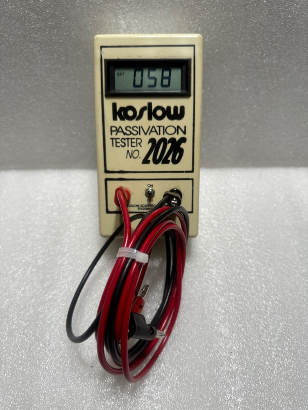 KOSLOW SCIENTIFIC NJ. 2026 PASSIVATION PASSI TESTER