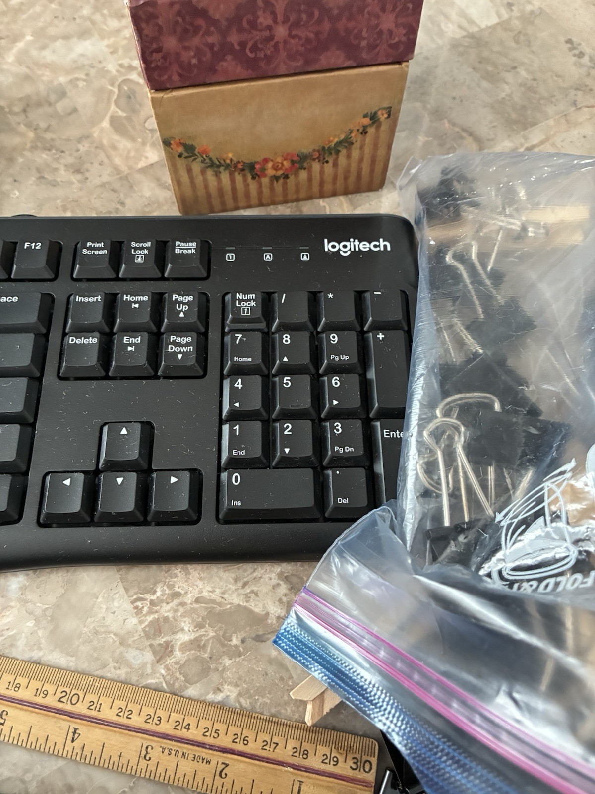 Large Mixed Lot – Office / School Supplies + Hardware – Junk Drawer Cleanout