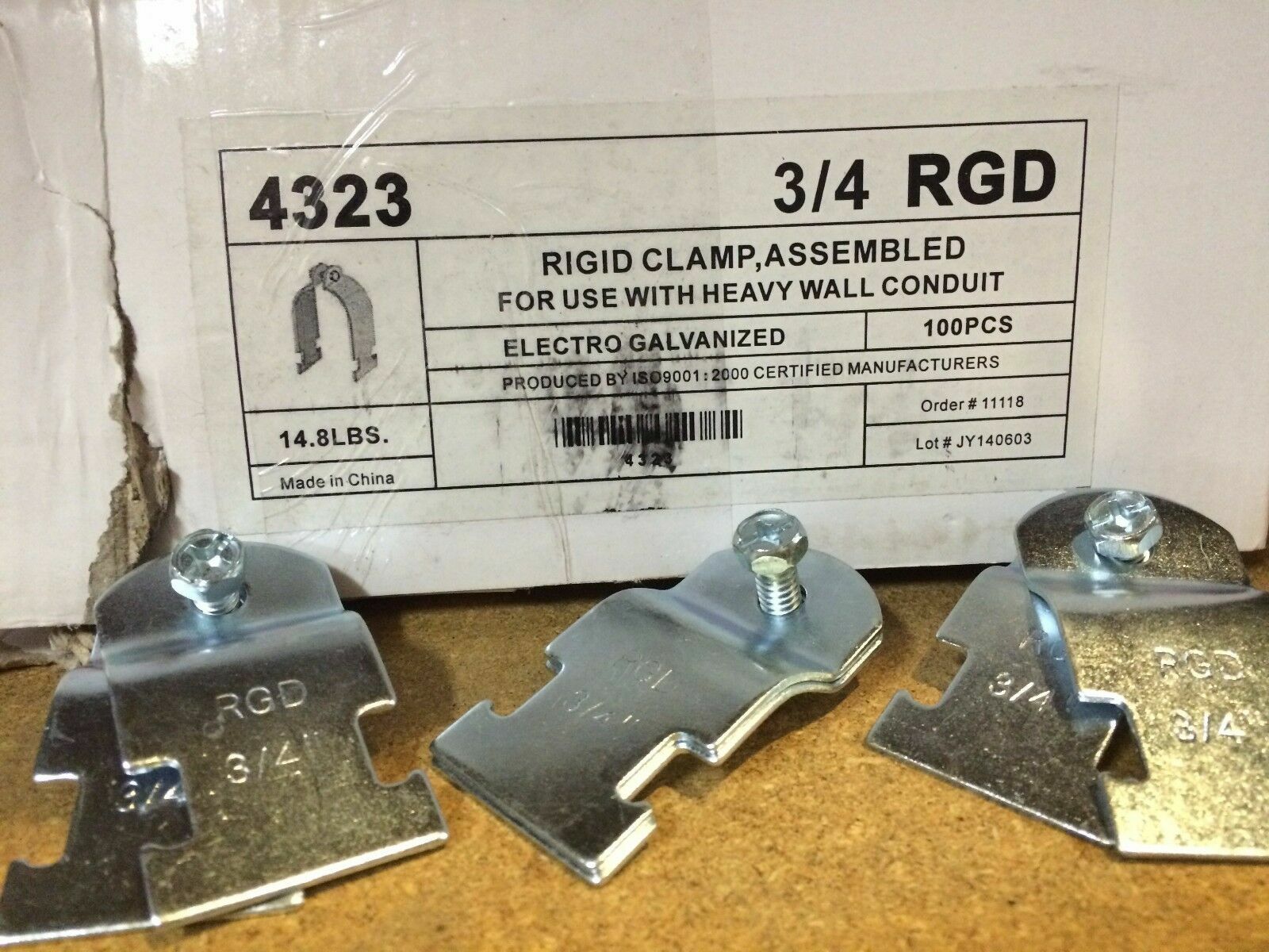 3/4″ Rigid Steel Conduit Pipe Clamps for Unistrut Channel P1112 Strut Straps