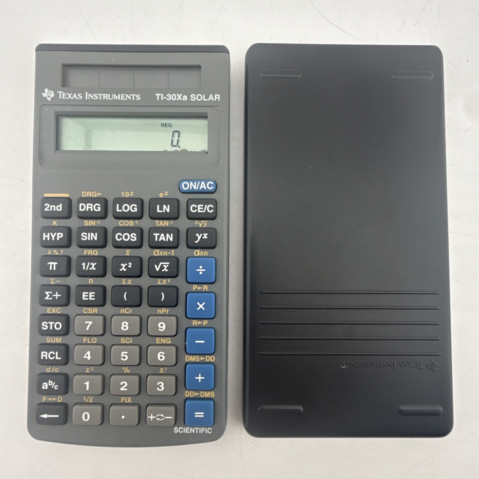 Texas Instruments TI-30Xa Solar Scientific Calculator with Cover