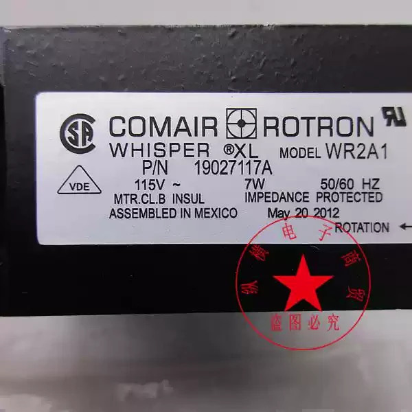 1PCS Comair Rotron WR2A1 19027117A 115V 0.060A AC Cooling Fan
