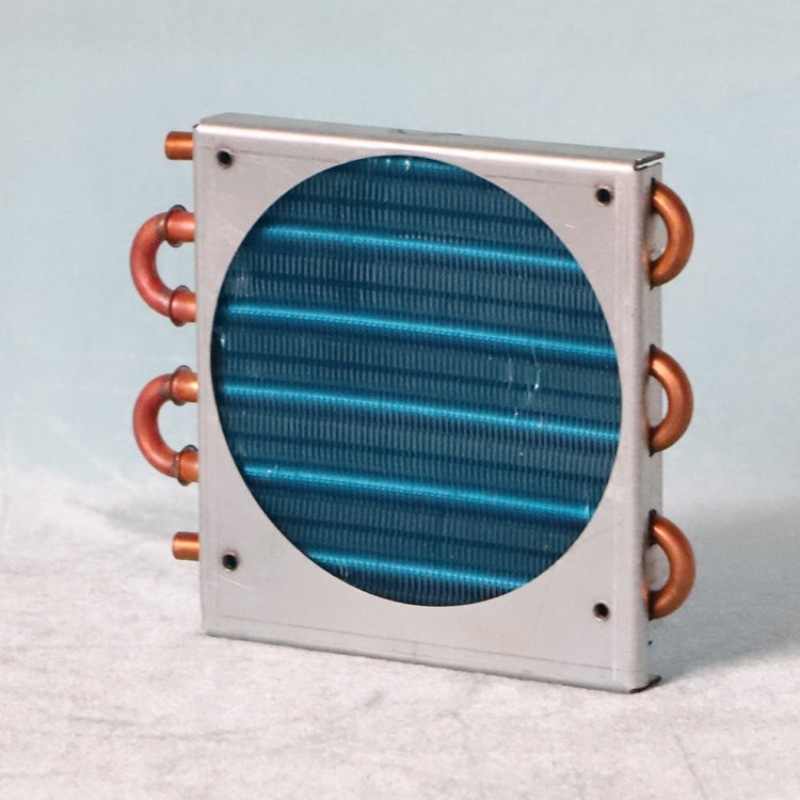 Small Condenser Radiator Aluminum Fin Copper Tube Evaporator for Industrial