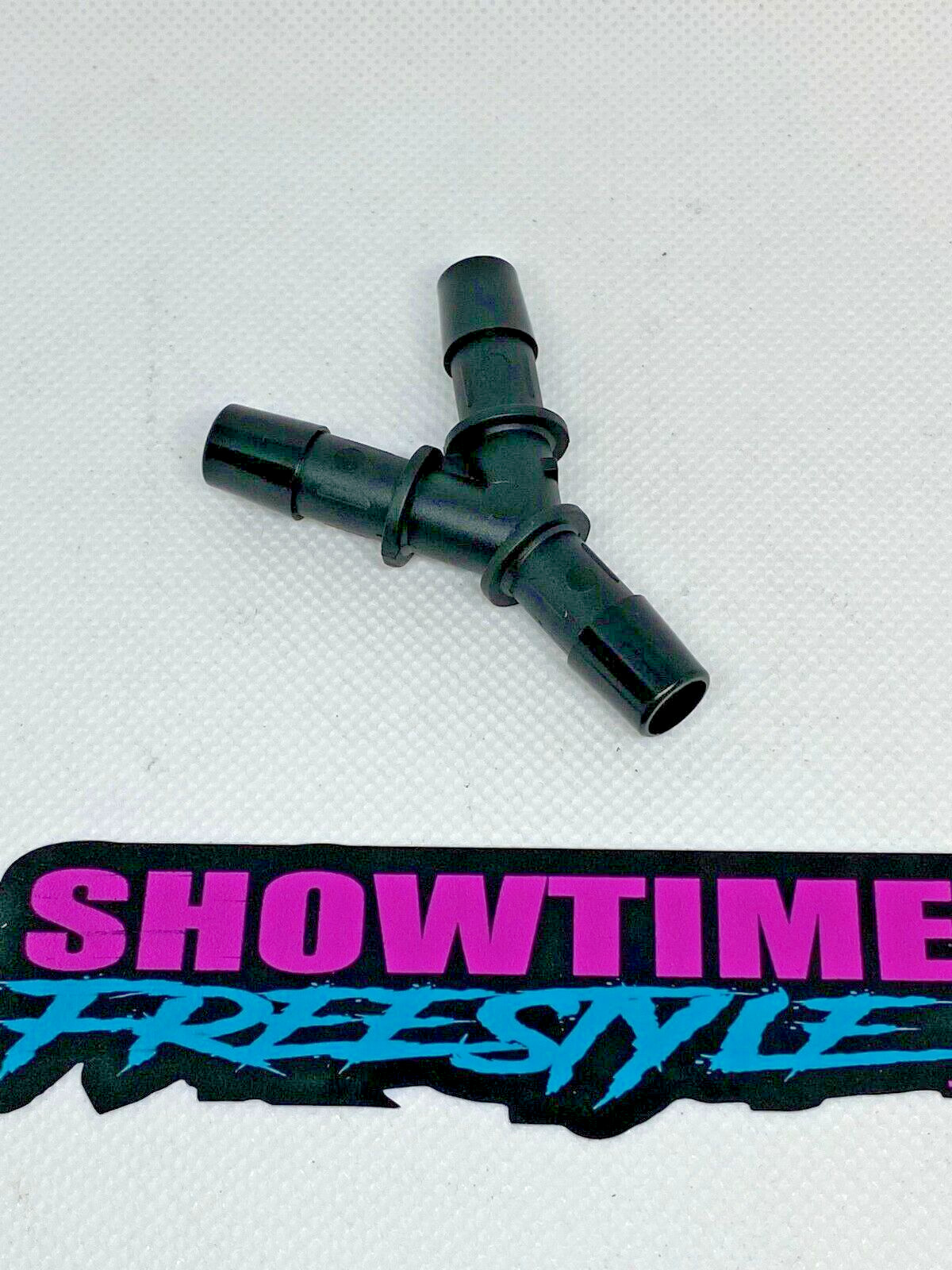 (1) 3/8″ Hose-Barb Y WYE Connector Fitting Black Nylon HHO Air Fuel 3-Way Split