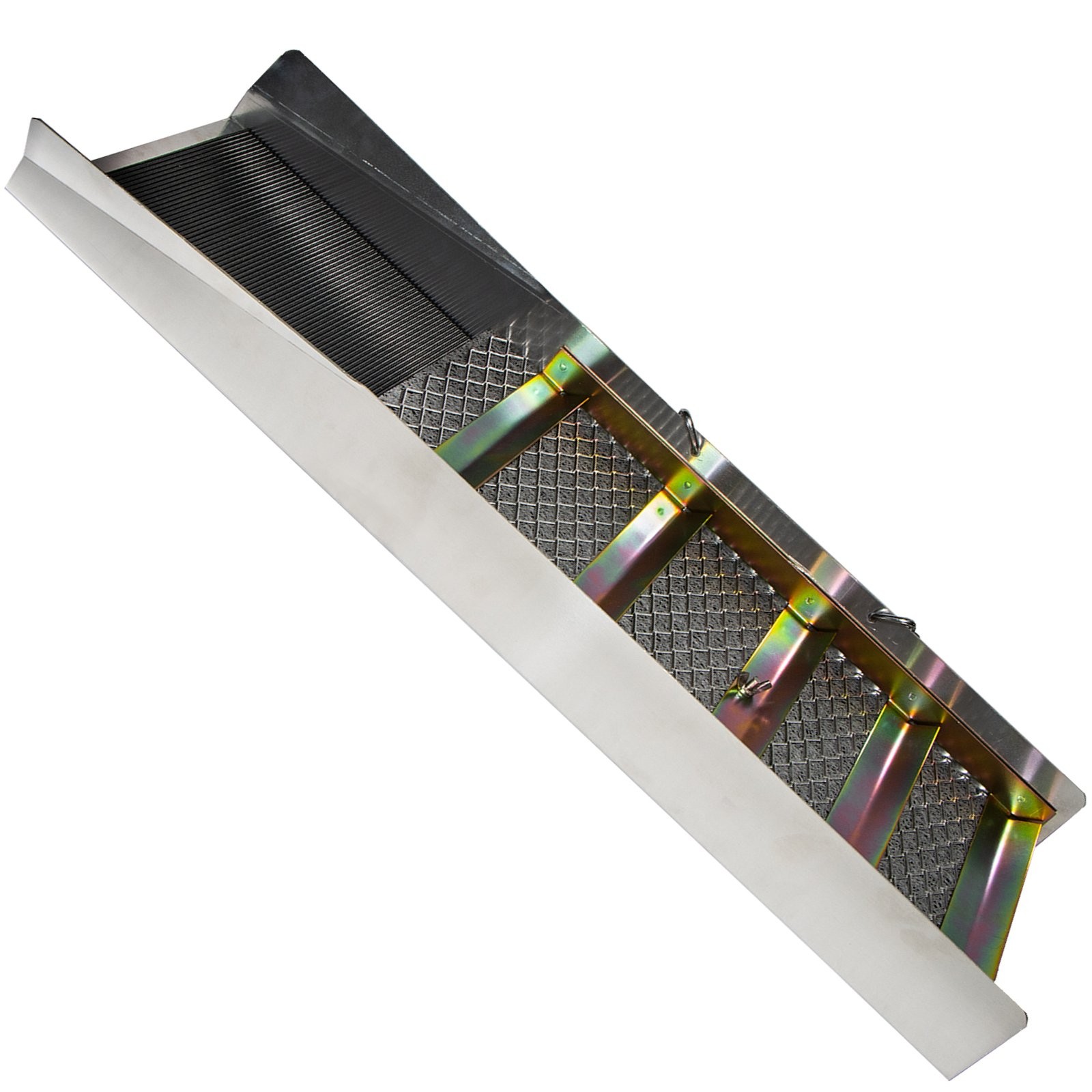 ASR Outdoor 27″ Compact Aluminum Sluice Box with Flared Mouth Gold Prospecting