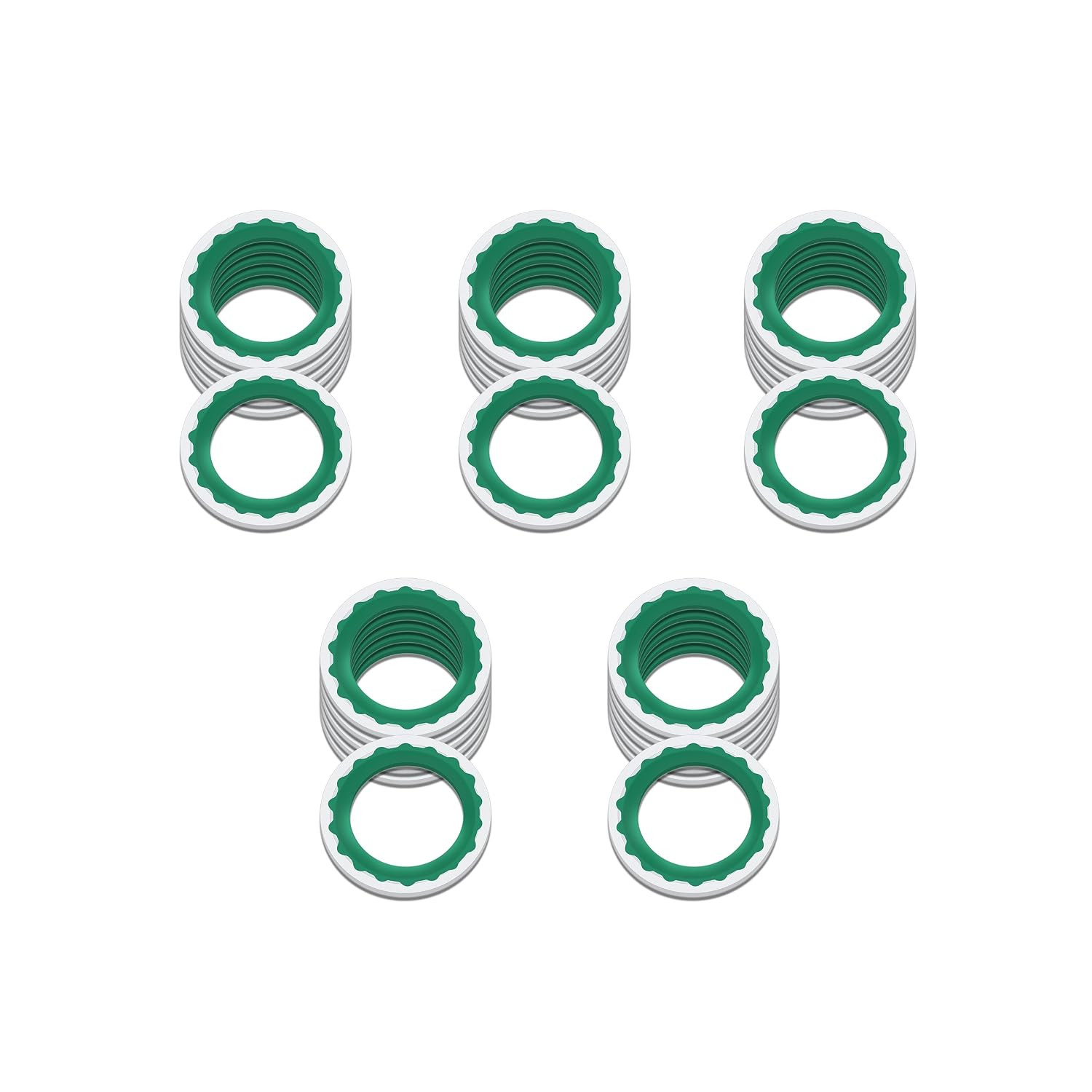 30PCS A/C Seal Washer Kit, Automotive Universal 15.2mm ID 28.5mm OD | A/C Sys…