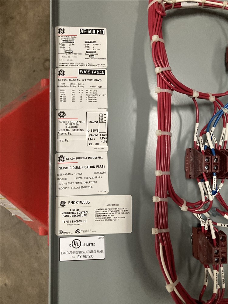GE AF600 F11 Fan Pump Drive Assembly 6FFP3H020FDXX1