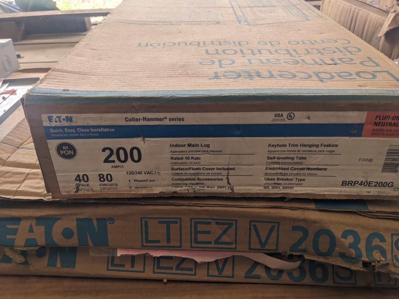 200AMP plug on Neutral Design BRP40E200G