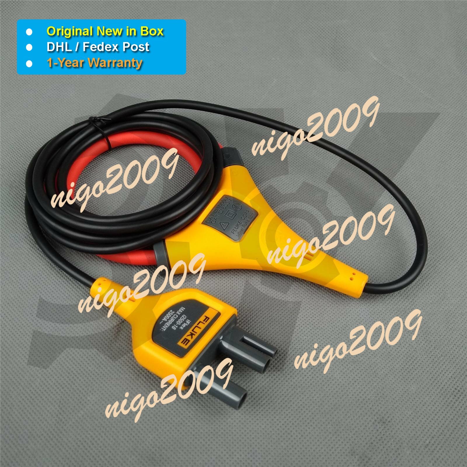 Original New in Box FLUKE 381 Remote Display AC/DC True RMS Clamp Meter DHL Fedx