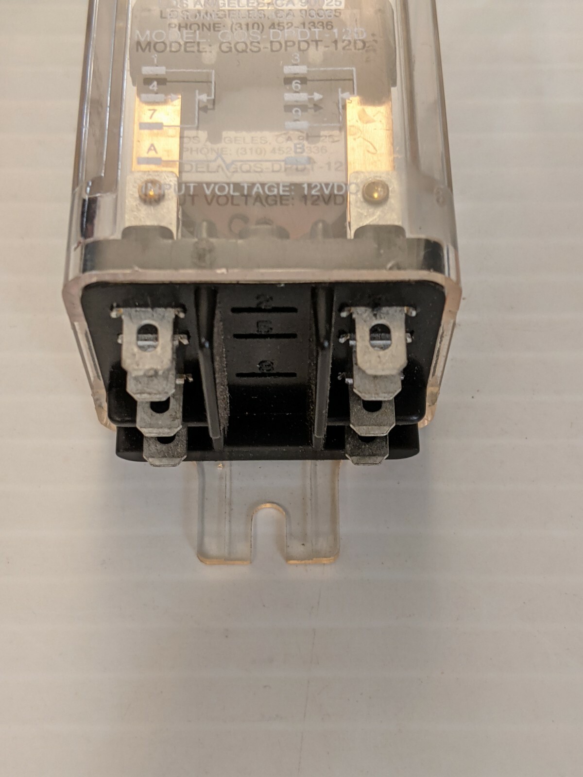 Master Electronics GQS-DPDT-12D 10A DPDT 12VDC General Purpose Relay