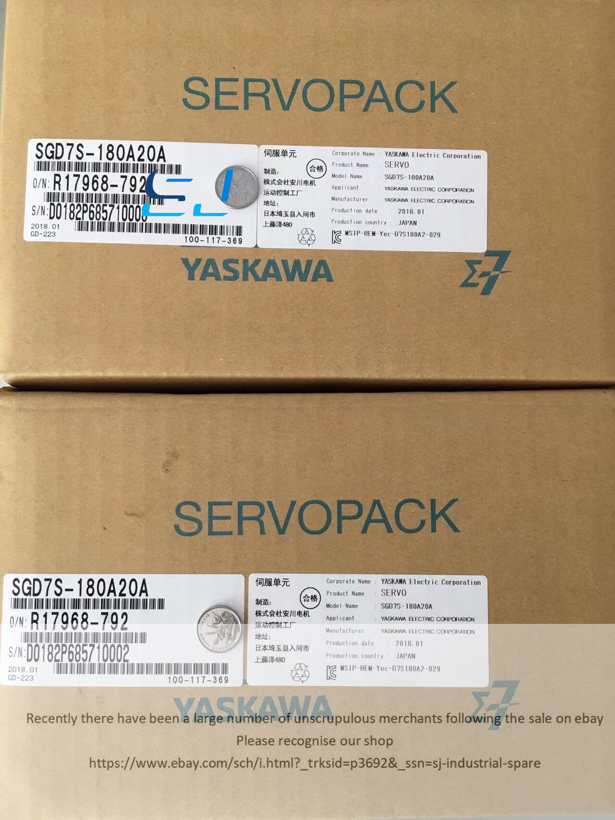Brand new Yaskawa SGD7S-180A20A Servo Driver SGD7S-180A20A