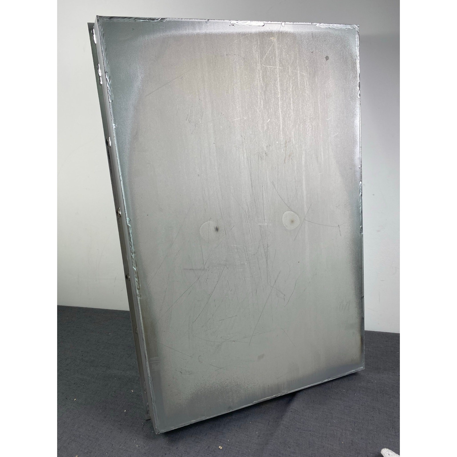 New 4x16x2.4in Invisible Stainless Steel Manhole Cover and Frame, Recessed