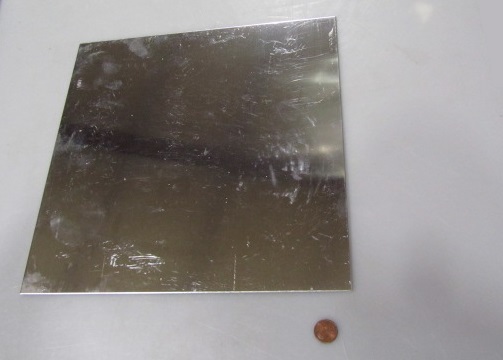 3003 Aluminum Sheet 1/2 Hardness, .125″ (1/8″) Thick x 12″ x 12″ Length