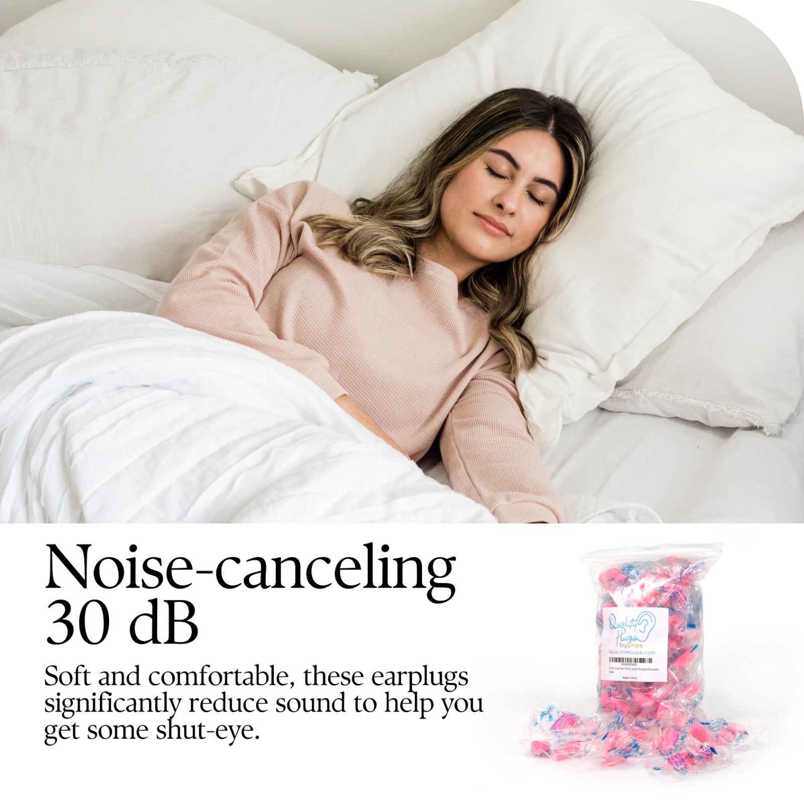 50-200 Pair Foam Earplugs for Small Ear Canal Noise Cancelling for Kids, Women