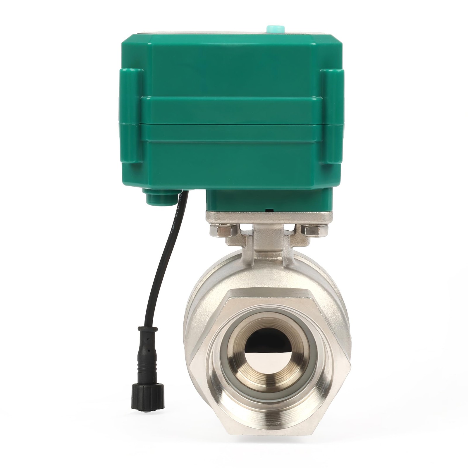 U. S. Solid Wifi Smart Motorized Ball Valve 1 1/2 in SS US Plug Manual Switch