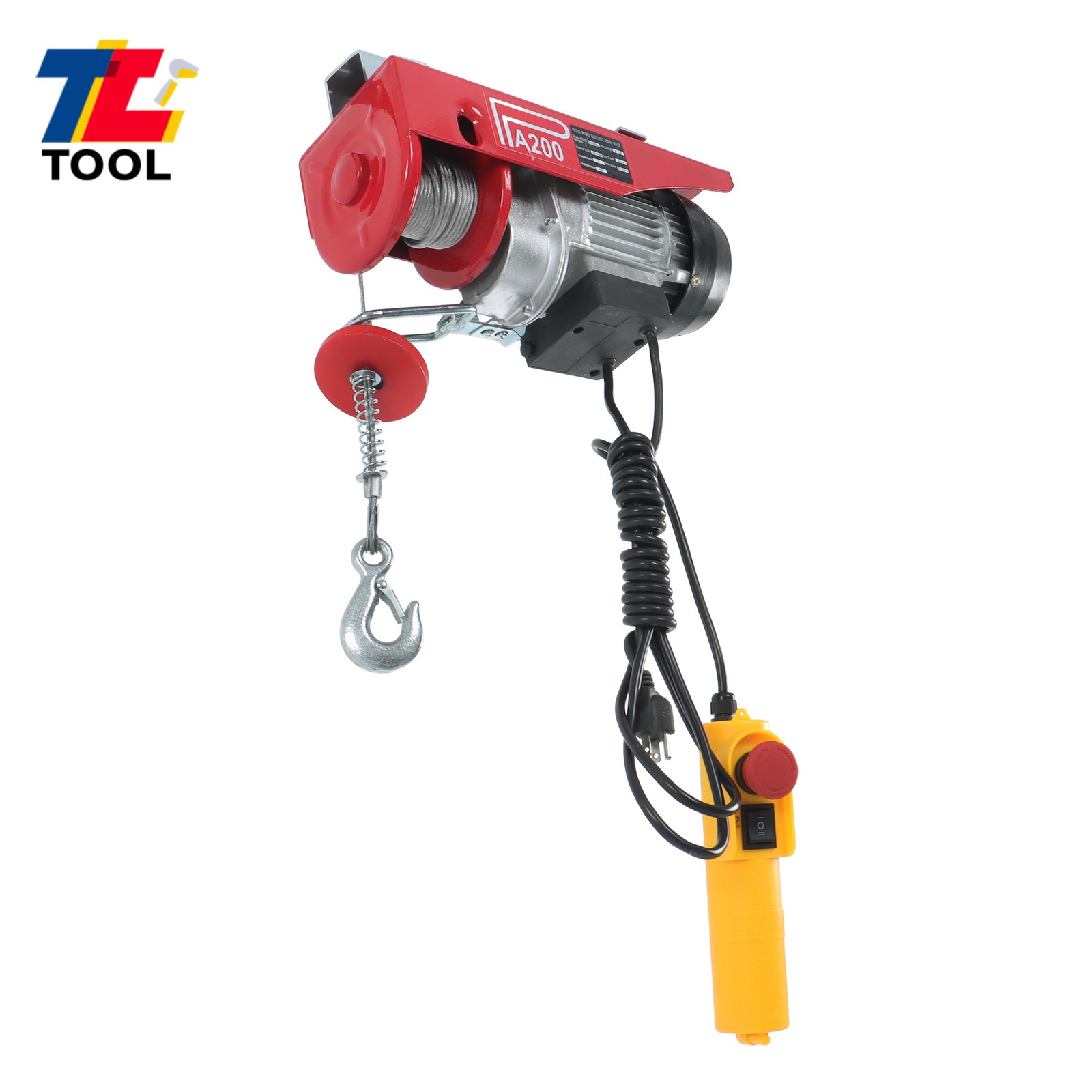 440lbs/200kg Electric Hoist 110V 510W Electric Winch 20-40ft Lifting Height