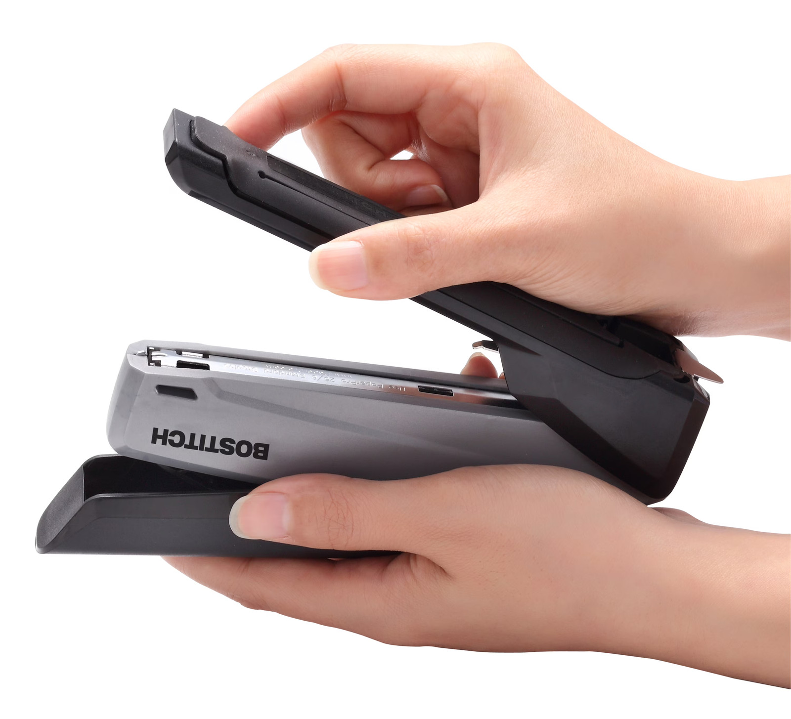 Bostitch Desktop Stapler One-Finger Technology Jam-Free Standard Staples