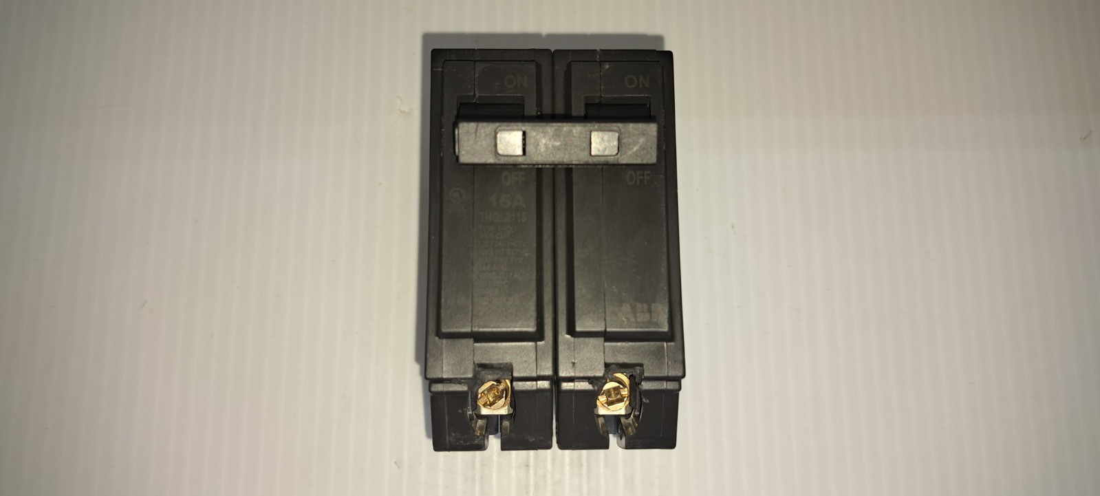 ABB THQL2115 2 Pole 15 Amp 120/240 Volt Plug On Circuit Breaker THQL2115A NEW