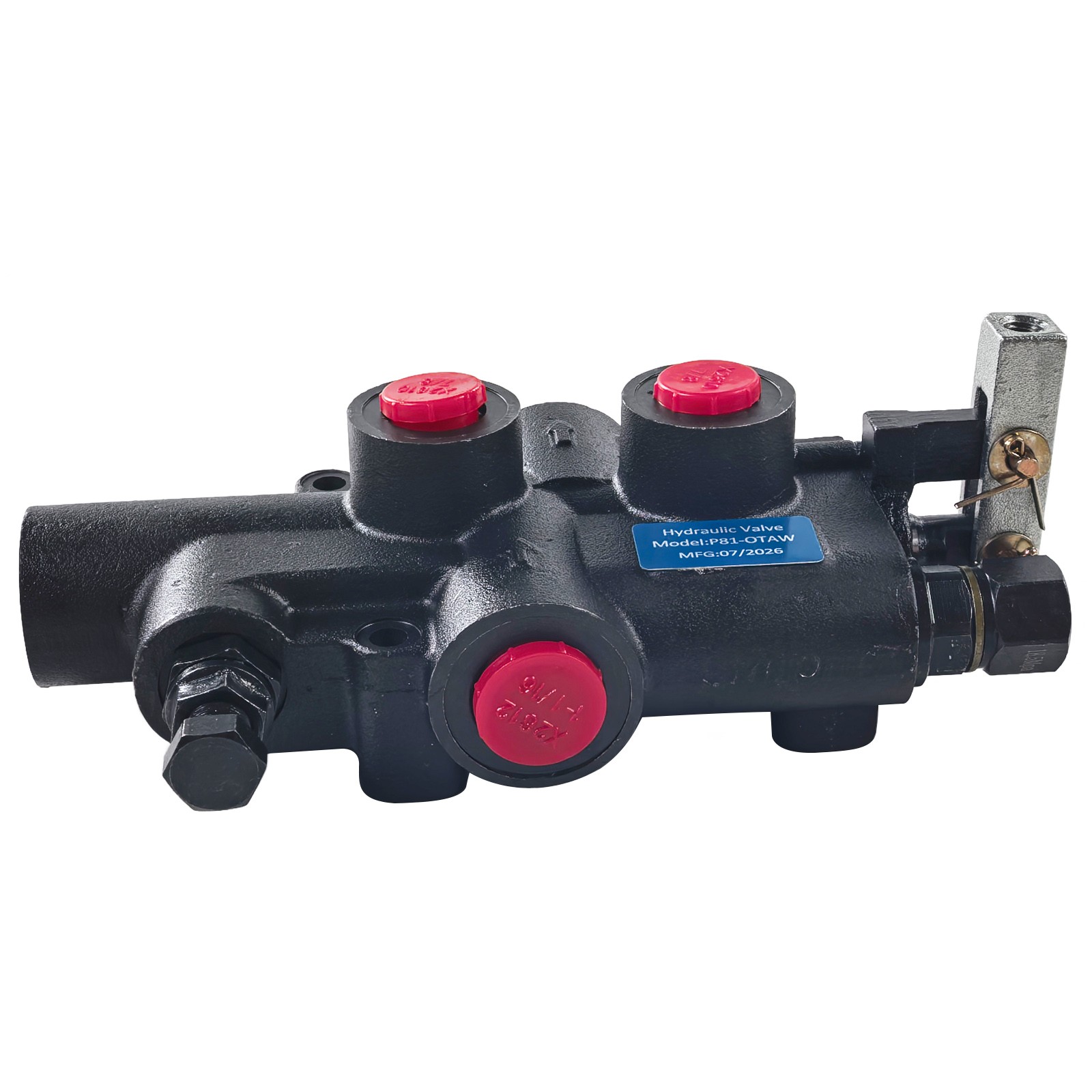 21GPM Log Splitter Control Valve 3625PSI SAE 10 12 Port Detent Auto Return Lever