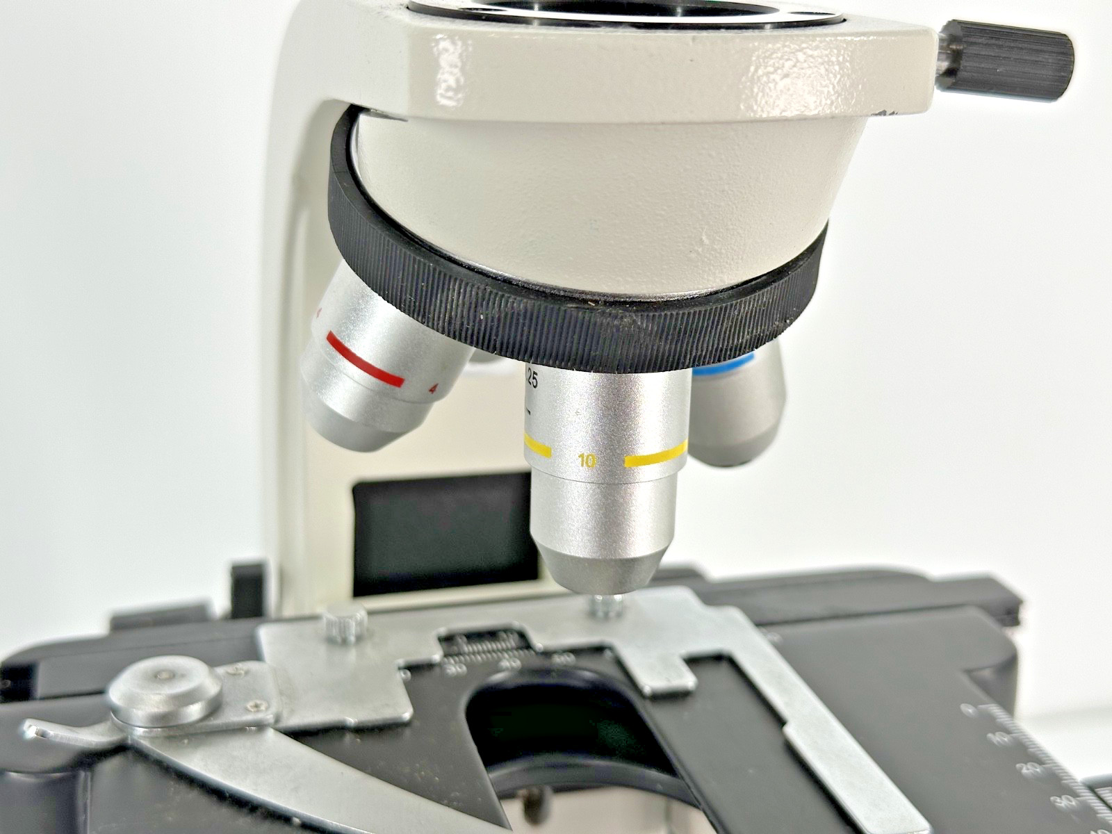 Unbranded Compound Laboratory Microscope 4x 10x 40x 100x Objectives