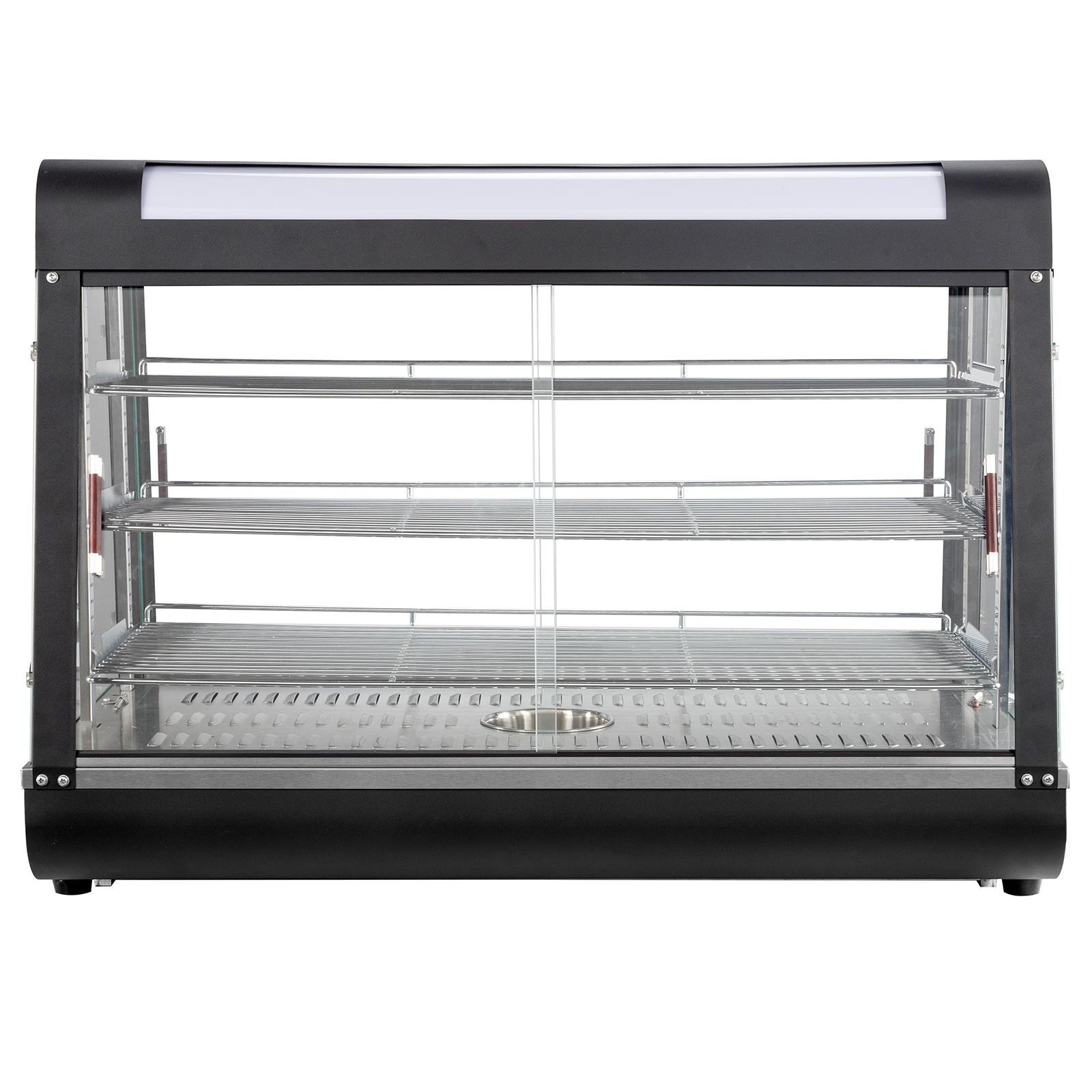 ROVSUN 3 Tier 35″ Commercial Heat Food Pizza Warmer Display Show Case Heavy Duty