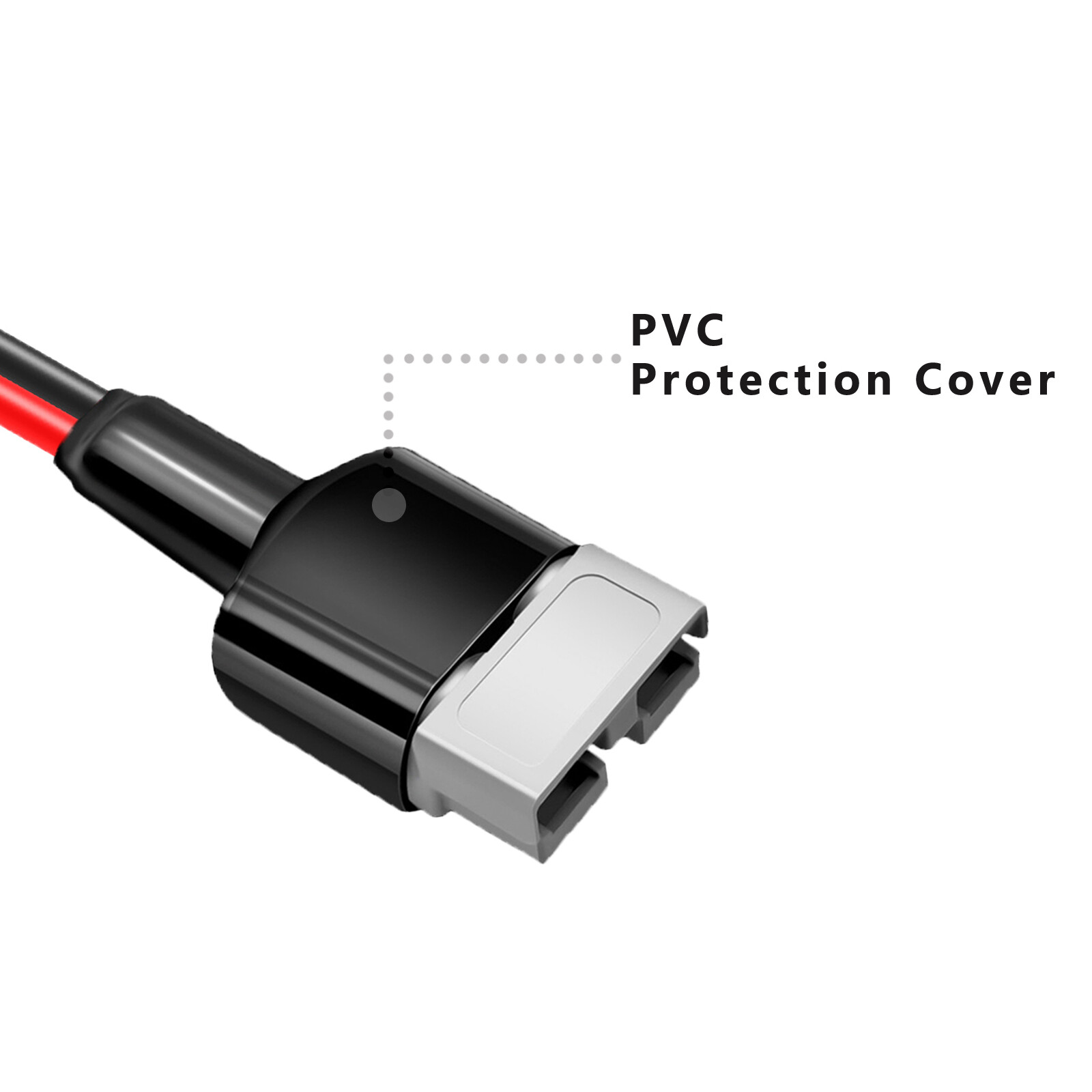 8 AWG M8 Lug Terminal Battery Cable for Anderson 50A Plug SB50 50 Amp Connector