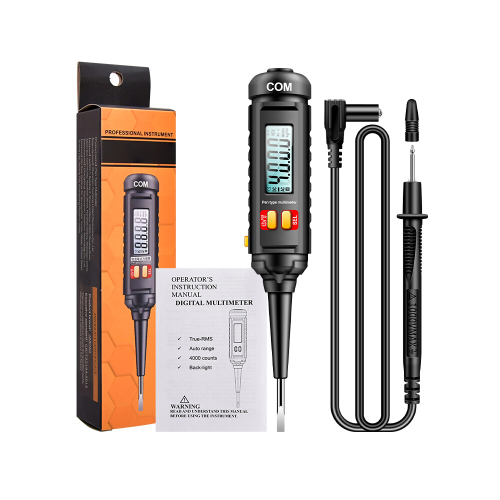 ANENG A3010 4000 Counts Pen Multimeter Backlight Multi Meter Digital Tester