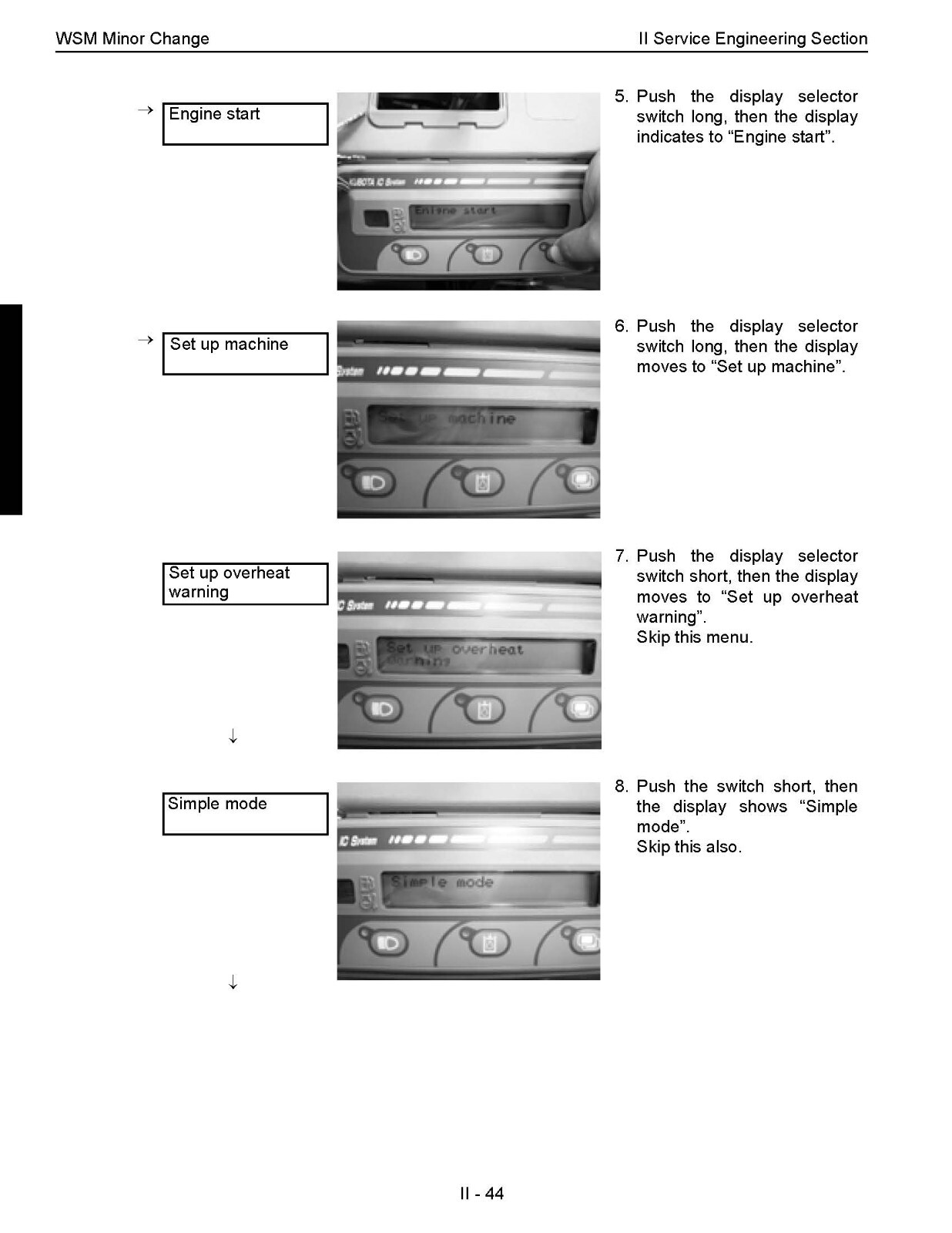 Excavator Tractor Minor Changes Workshop Manual Kub KX91 101 121 161 U35S