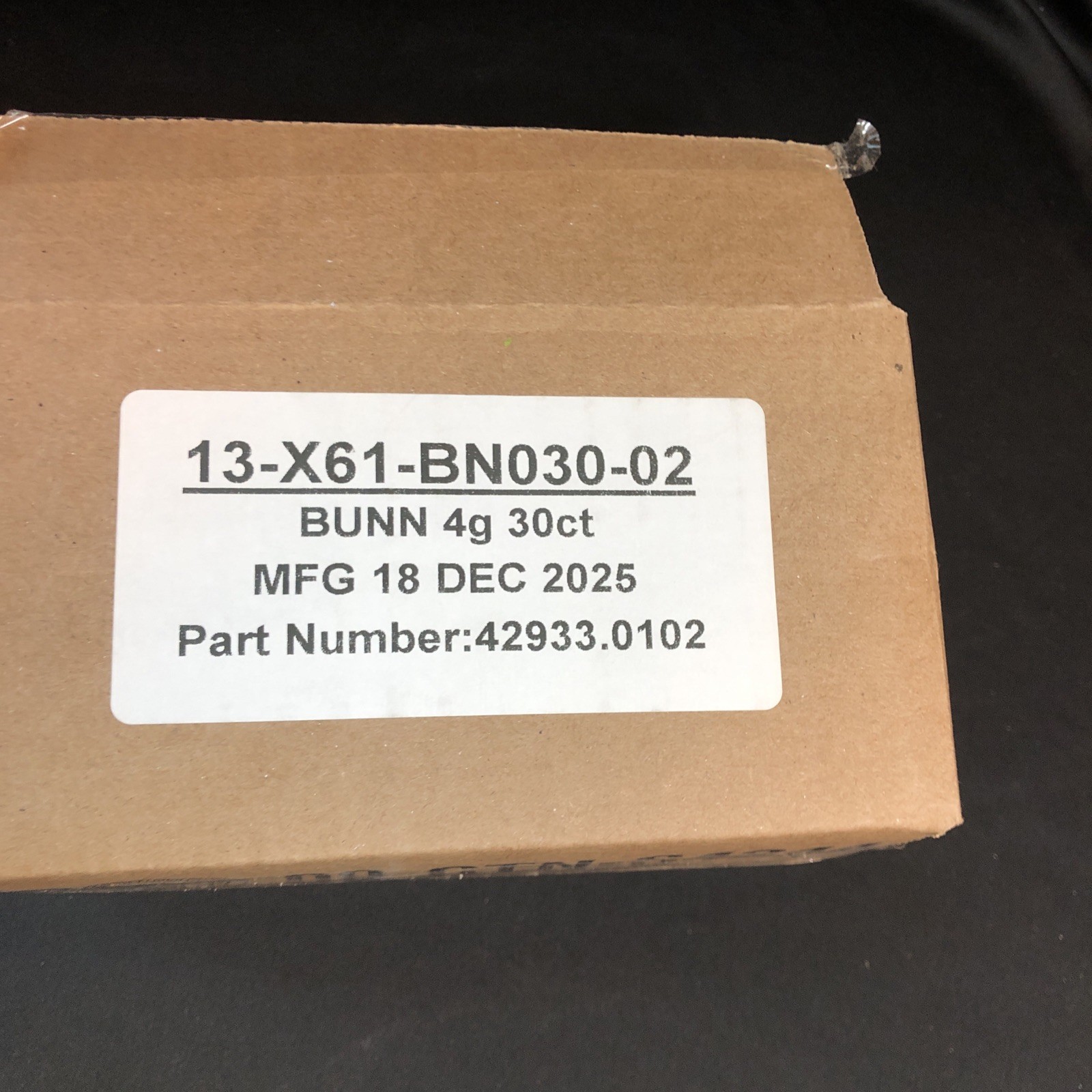New- Genuine Bunn 42933.0002 30 Count- 4 Grams Sure Immersion Cleaning Tablets