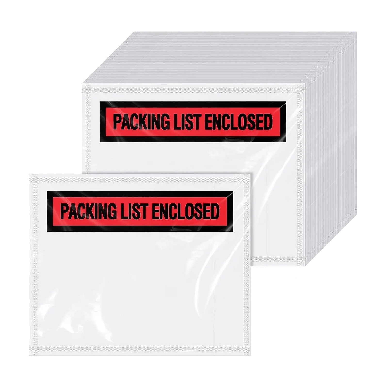 1000 Pieces 4.5″ x 5.5″ Packing List Enclosed Envelopes, Panel Face for Shipping