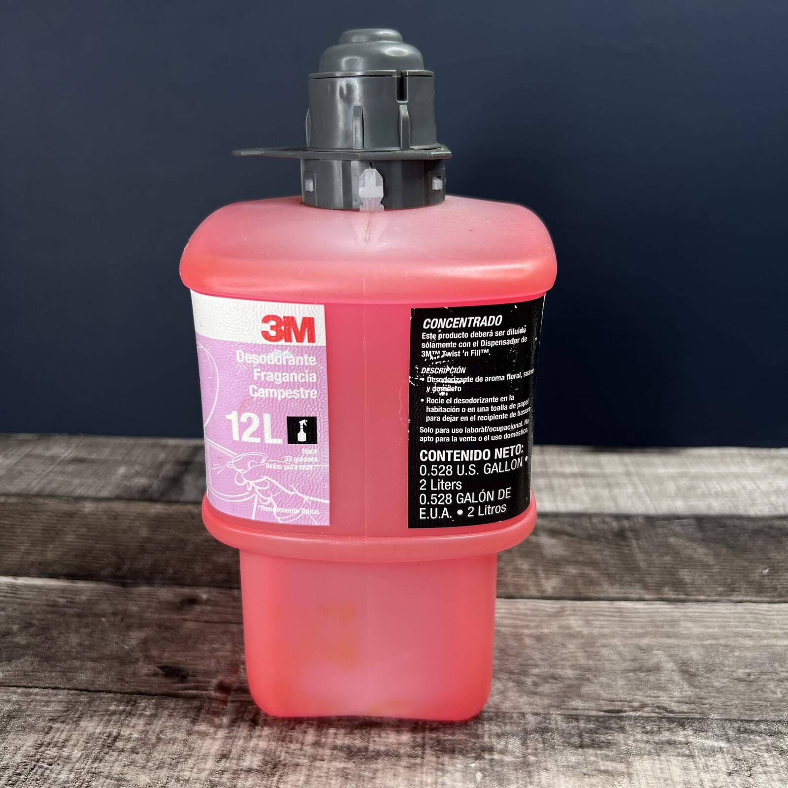 New 3M Deodorizer Country Day Scent Concéntrate 12L Gray Cap