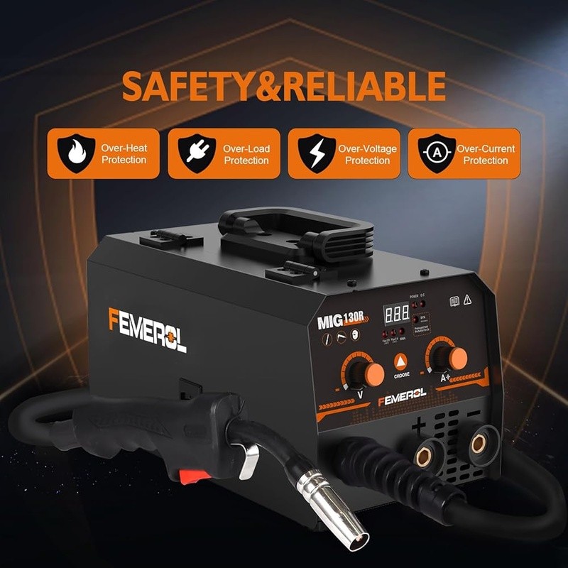 2 in 1 MIG MMA Welder Portable Flux Core Welding Machine DIY Home Repairs New