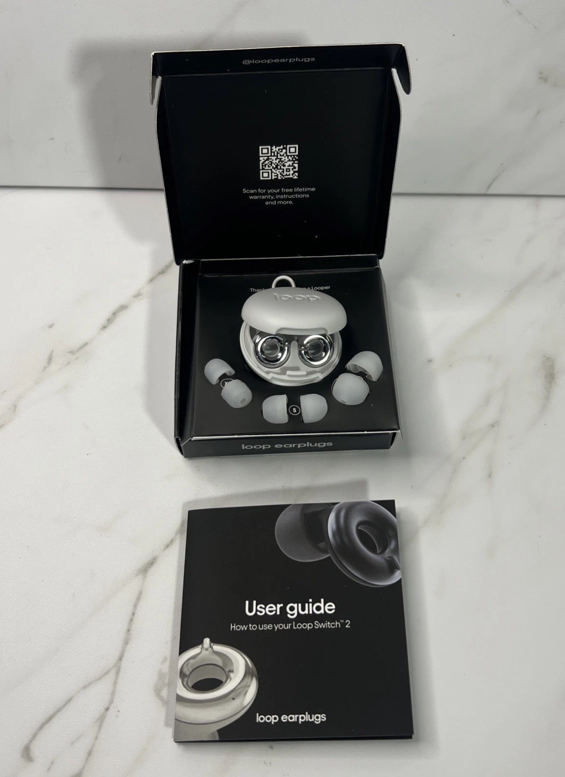 Loop Experience 2 Earplugs – Silver – *New Open Box