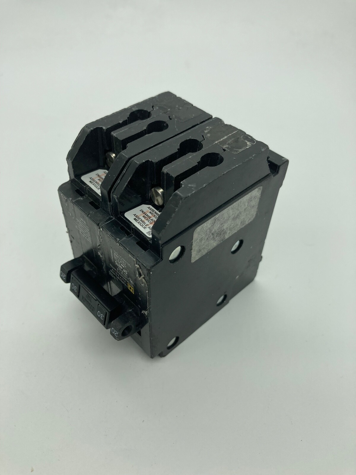 HOMT2020230 Homeline Quad Two 1 Pole 20 Amp One 2P 30 Amp Plug In Tandem Breaker