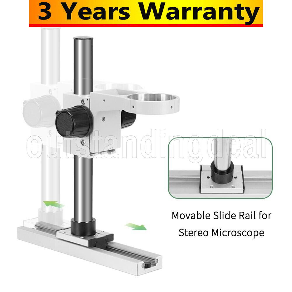HY-5100-HG7045 7-50X Slide-rail Base Microscope Stand Digital Camera Kit #TOP