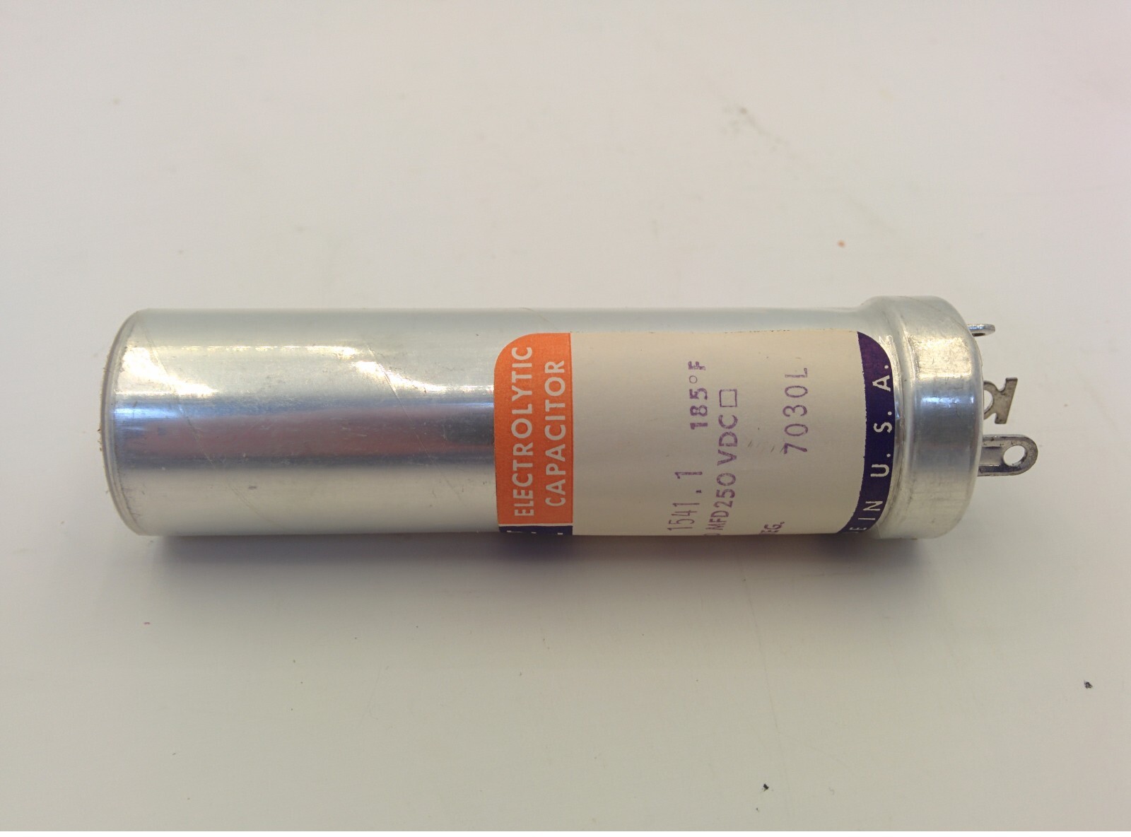 SPRAGUE TVL-1541.1 TWIST-LOK LYTIC CAPACITOR, 160MFD 250VDC, 85°C 185°F, NIB