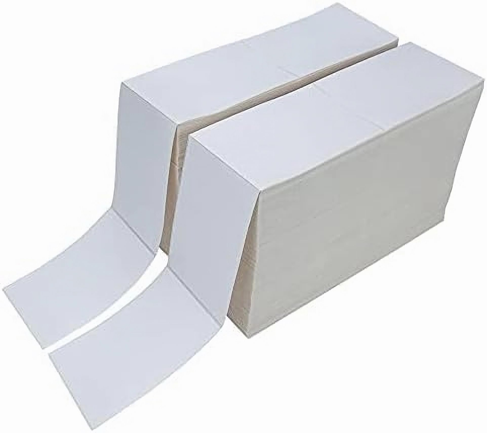 Bulk Direct Thermal Labels Fanfold Perforated for Zebra & Rollo Printers