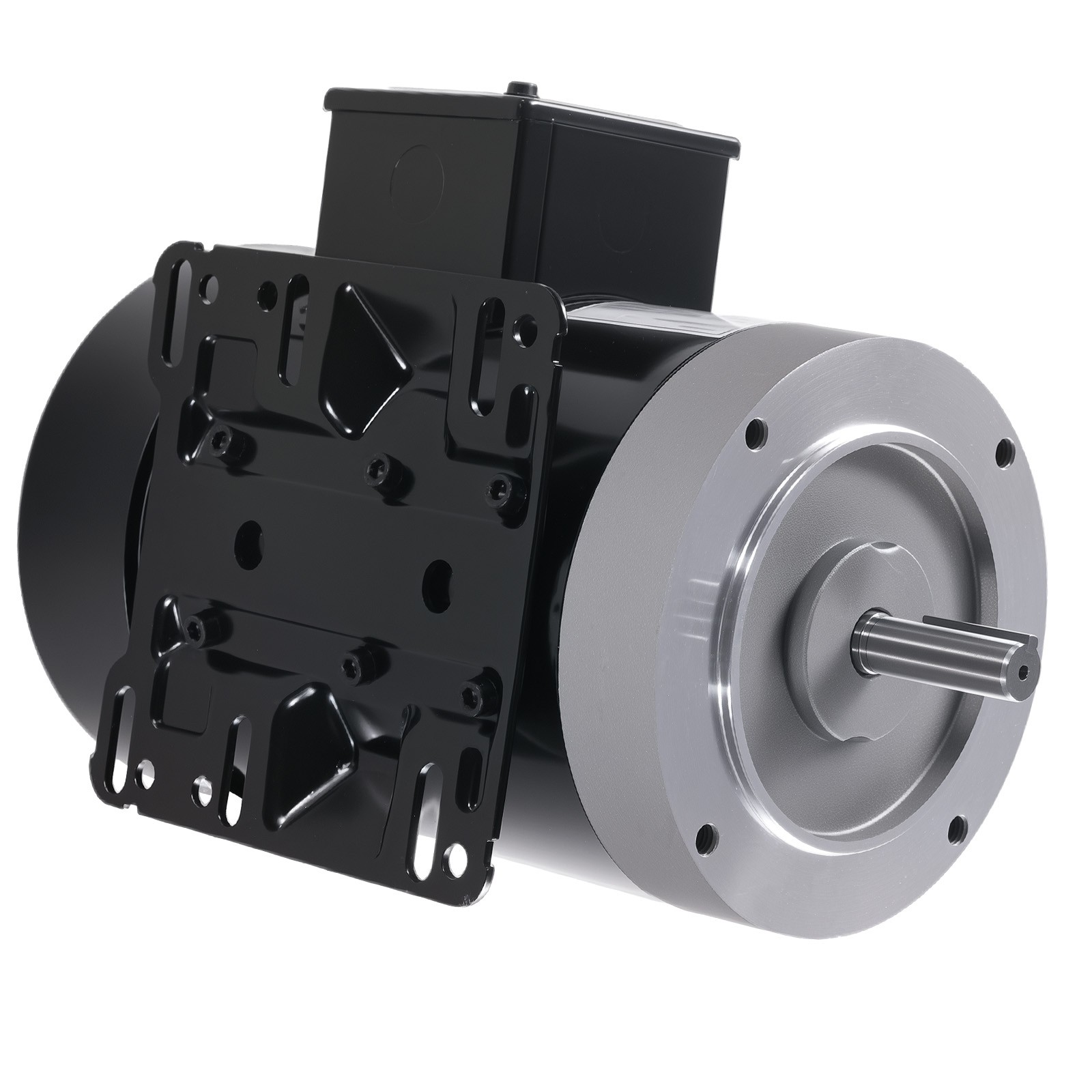 1HP Electric Motor 3450 RPM, AC 115V/230V, 56C Frame, Air Compressor Motor