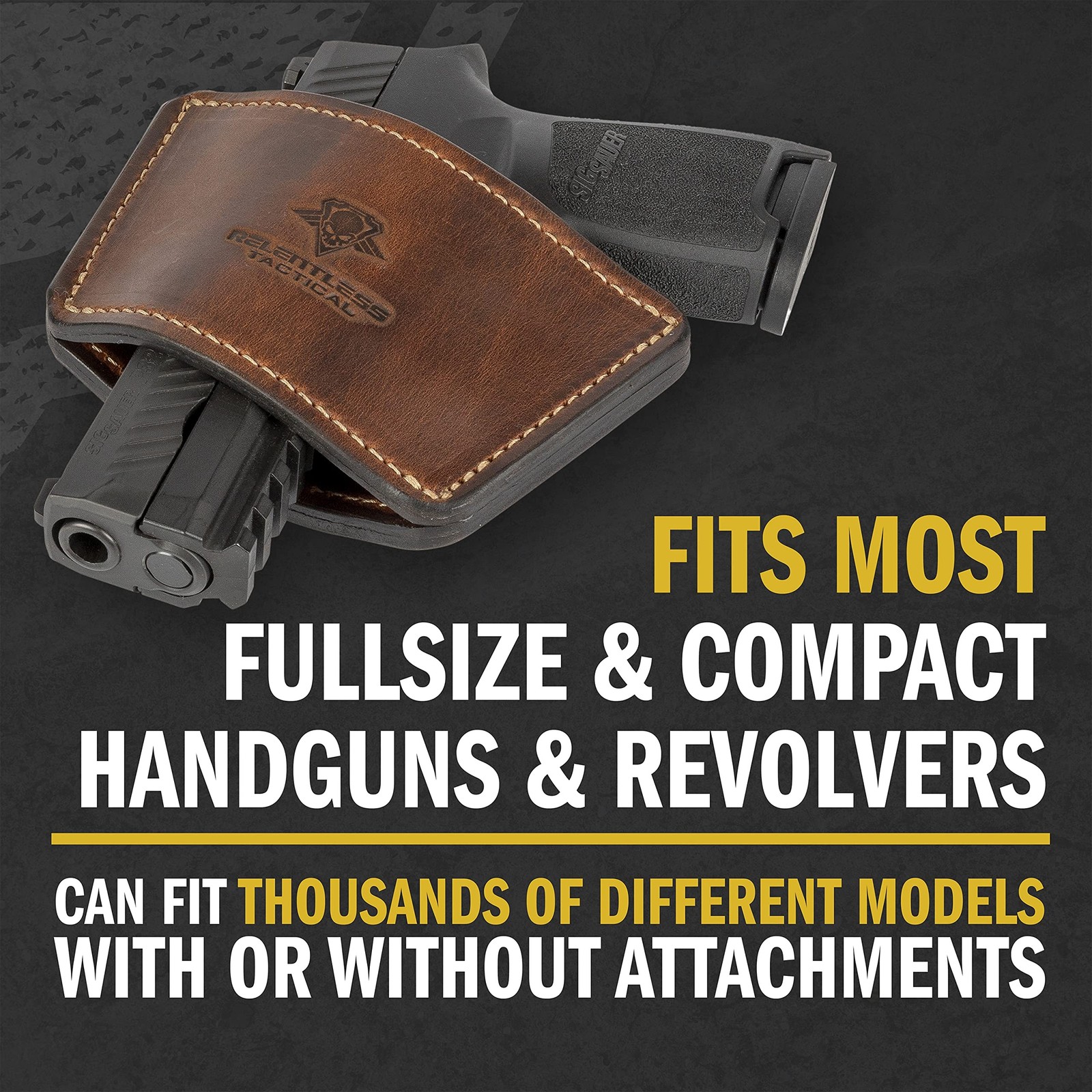 Dual Threat IWB/OWB Universal Belt Slide Holster | Made in USA | Ambidextrous…