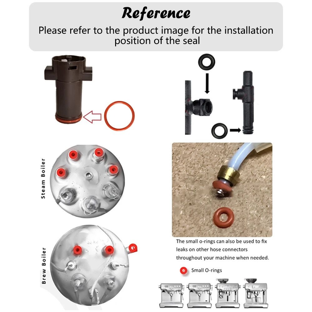 Silicone O-ring Sealing Gasket for Coffee Machines,Compatible with Jura Machines