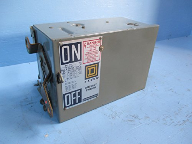 Square D PQ-3603G 30A 3PH 3W Grnd 600V I-Line Busway Switch Bus Busplug PQ3603G
