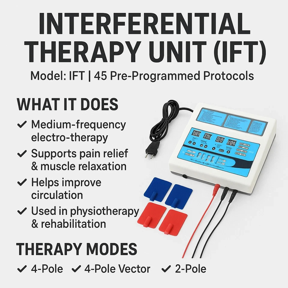 New IFT Interferential Therapy Unit Multiple Physical Therapy Machine( FREE SHIP